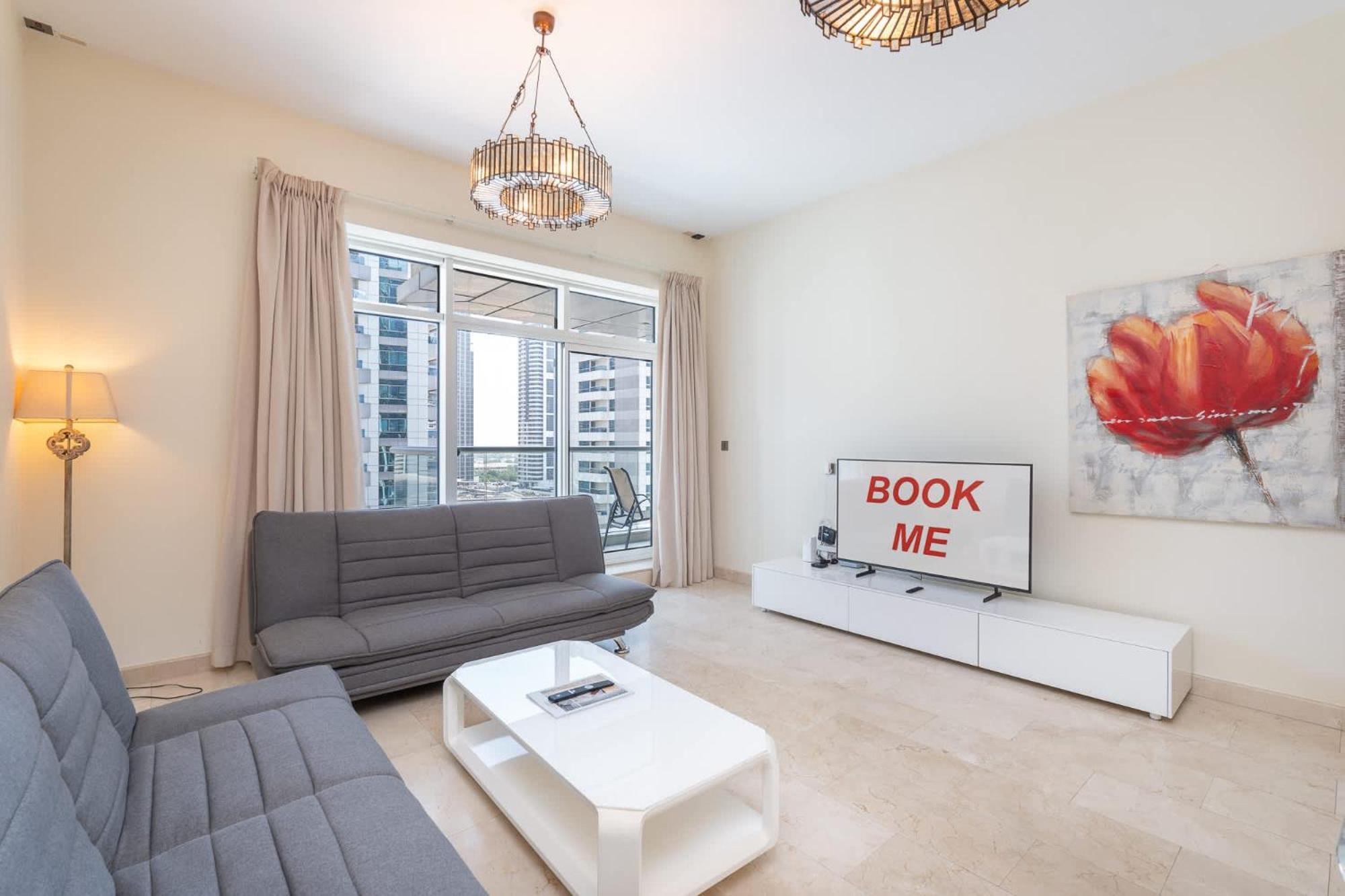 Serene 1-Bedroom Retreat In Dubai Marina 外观 照片