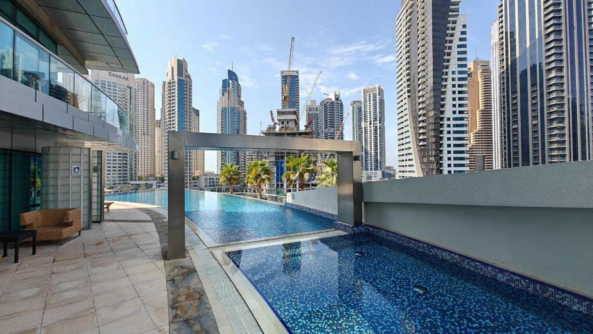 Serene 1-Bedroom Retreat In Dubai Marina 外观 照片