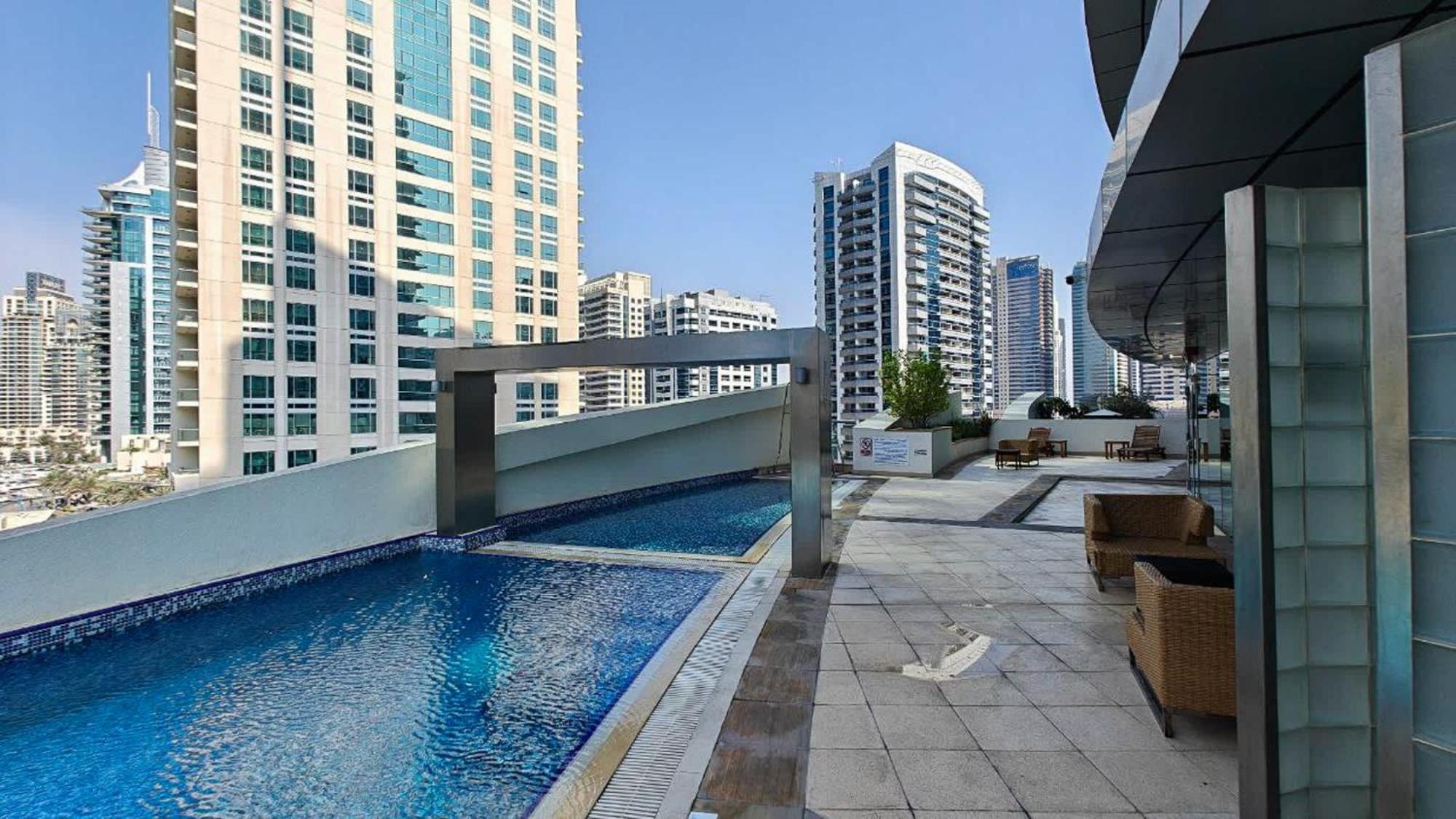 Serene 1-Bedroom Retreat In Dubai Marina 外观 照片