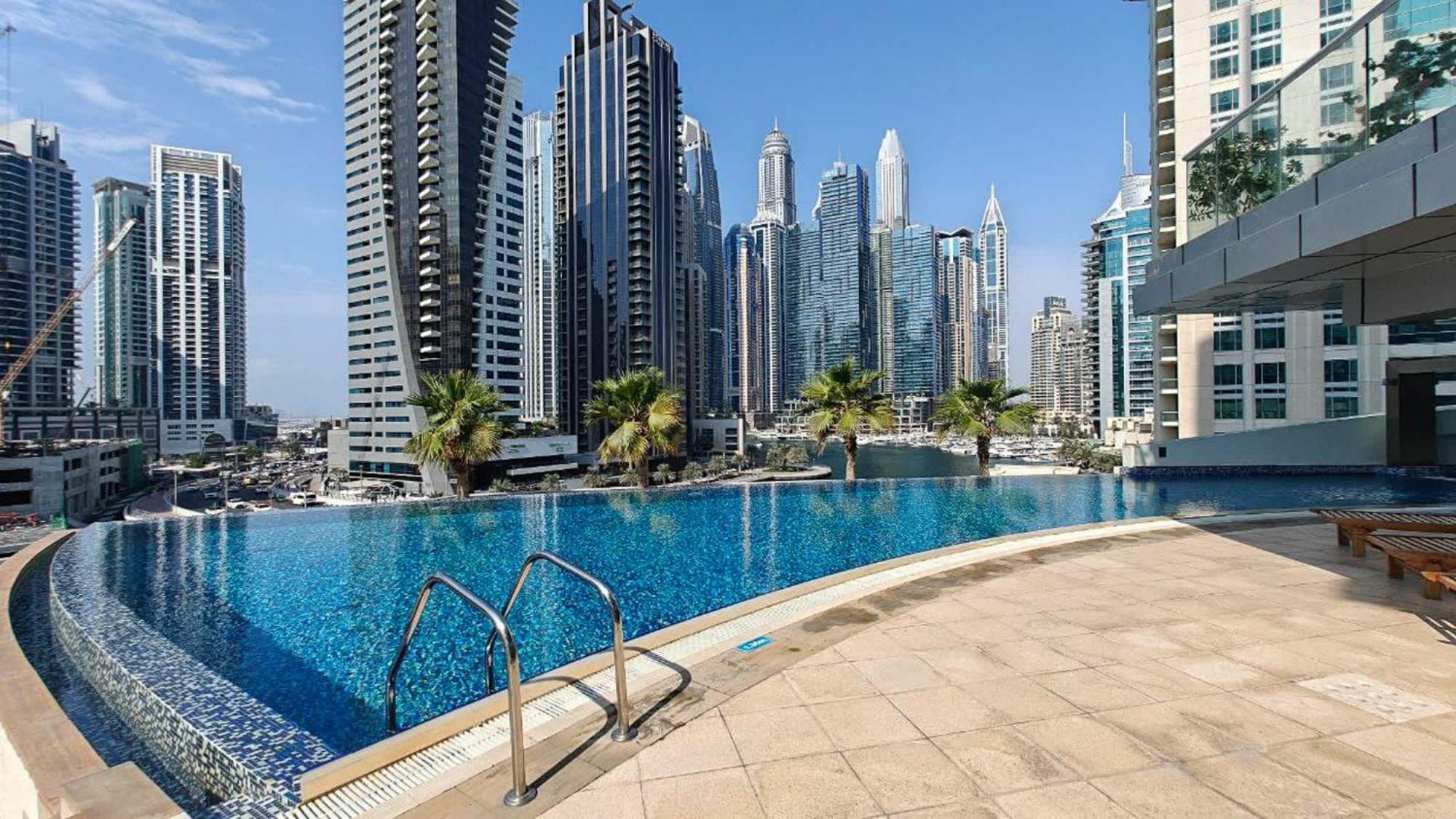 Serene 1-Bedroom Retreat In Dubai Marina 外观 照片