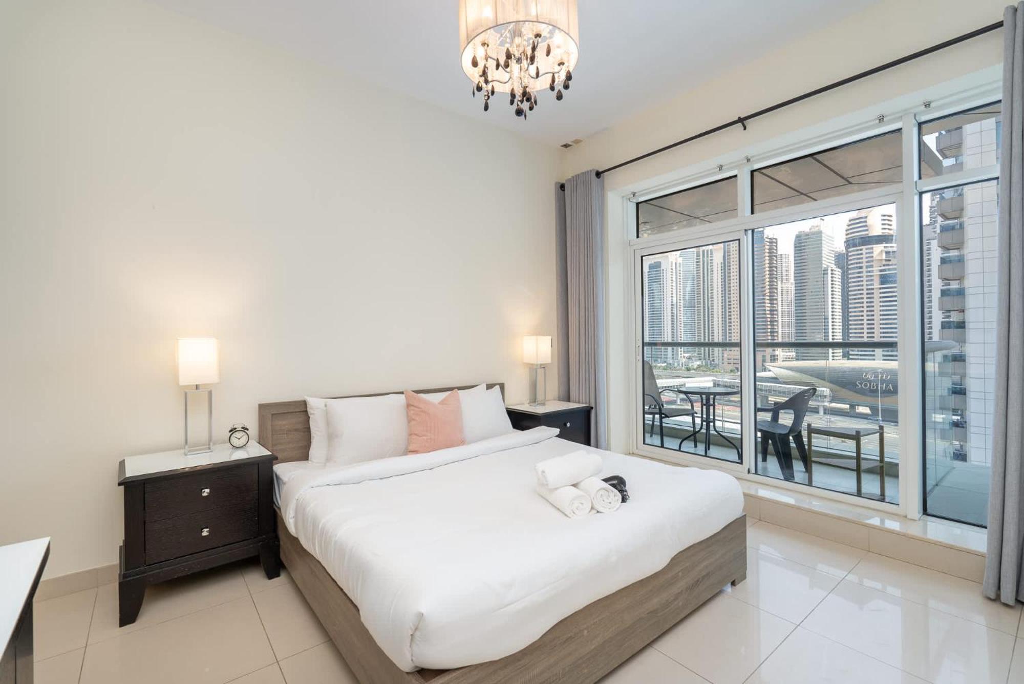 Serene 1-Bedroom Retreat In Dubai Marina 外观 照片